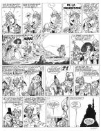 PERCEVAN : Planche originale  page 33 Tome 10 Percevan Le ma�tre des �toiles par Philippe LUGUY